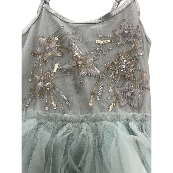 Tutu De Monde Mint Embellished Tulle Dress 6-12 Months - Picture 2 of 3